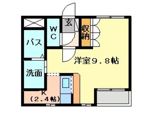 近鉄蟹江駅 徒歩5分 2階の物件間取画像